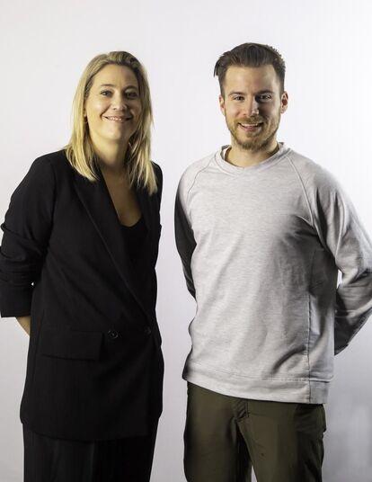Maxime Page et Marie-Ève Côté de la JCCQ
